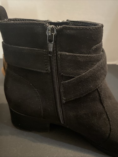 Stivaletti donna NINE WEST Dahila 2 neri in ecopelle scamosciata con zip taglia 7,5 M - Foto 3 di 15
