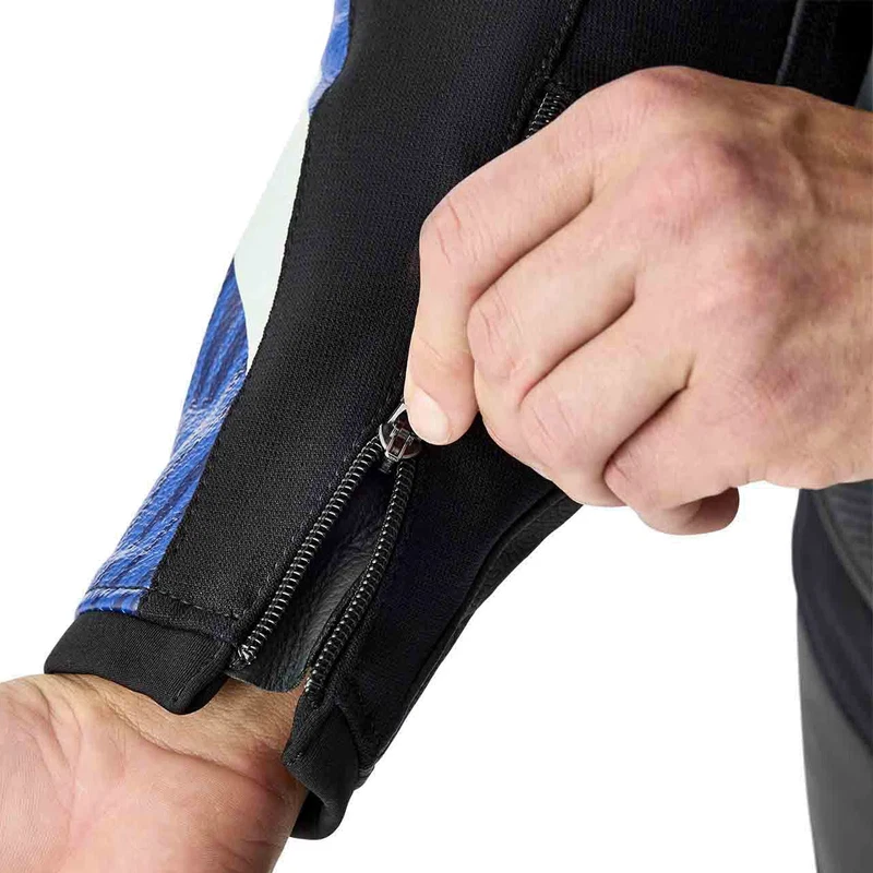 RST Tractech Evo D3O Leather Black Blue, photo 6 of 12