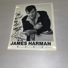 James Harman Band Autographed Promo Photo 8x10 Decade Local Pittsburgh Venue