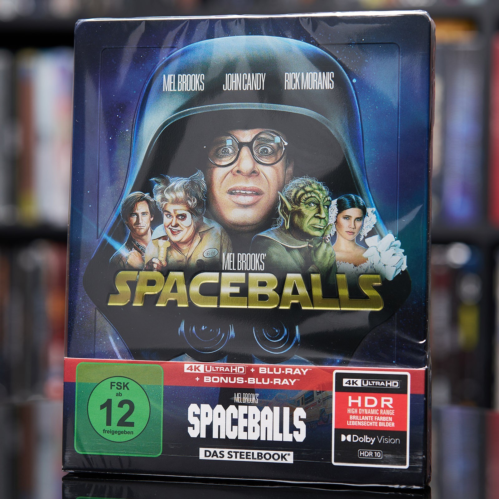 Spaceballs 4k Ultra HD Blu ray Steelbook, German import
