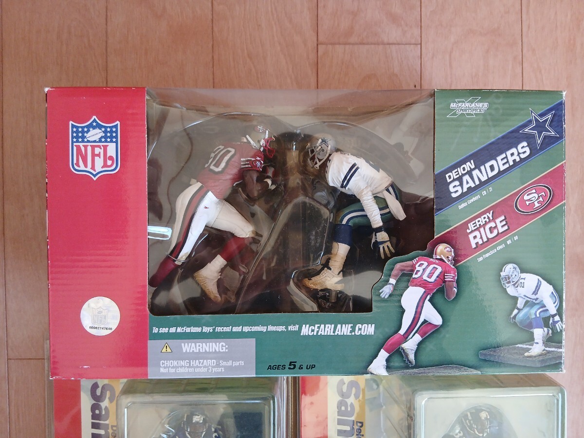 3 types Deion Sanders Jerry Rice NFL McFarlane Figures | eBay