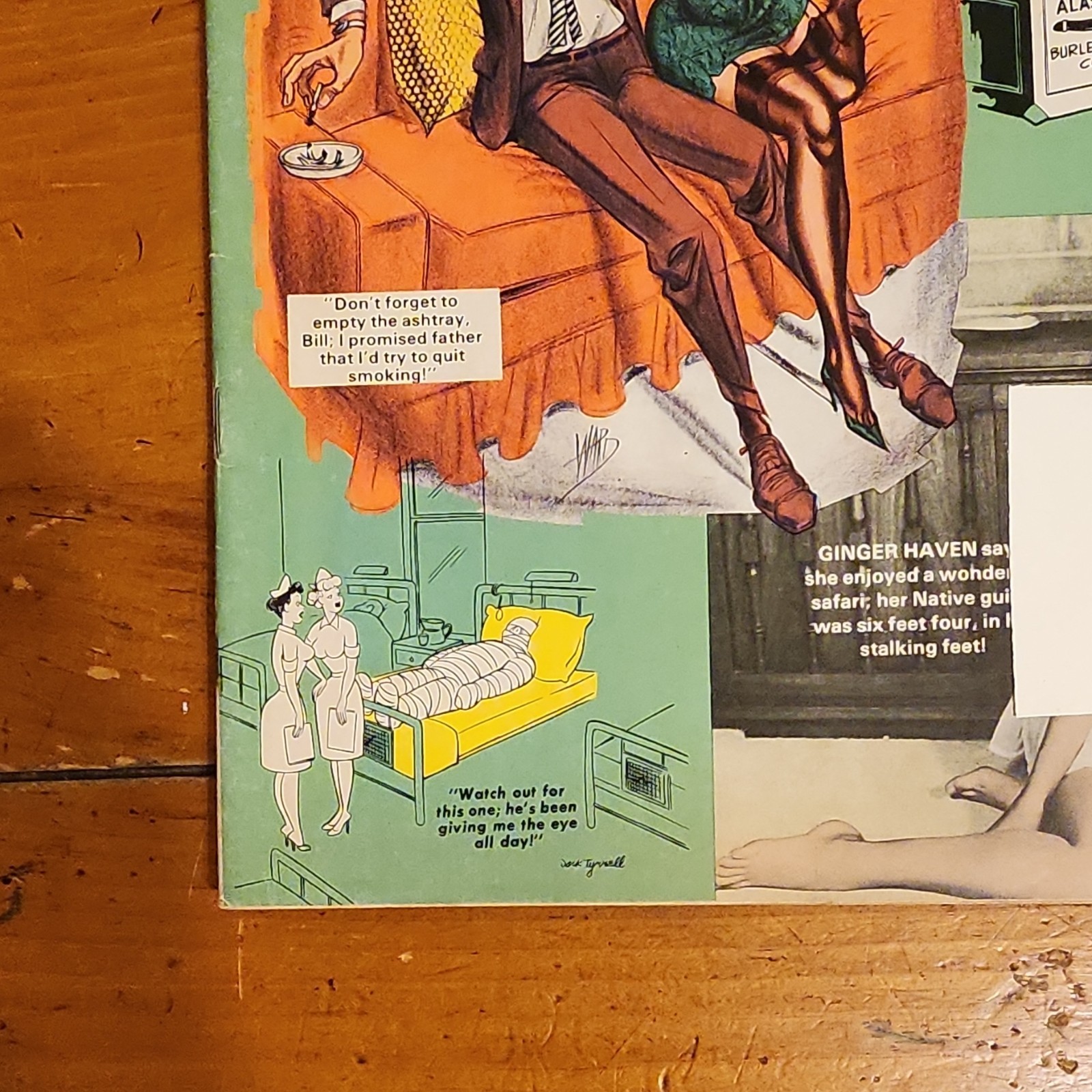 인기 유머 잡지 1977년 5월호, 성인 유머 및 개그, 빌 워드 핀업 아트 5