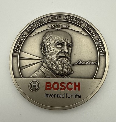 Bosch, Invented for Life, Bosch US Medallion Coin (rare) FF15