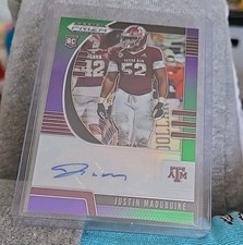 2020 PRIZM DRAFT JUSTIN MADUBUIKE rookie autograph auto 152/199 TEXAS A&M 