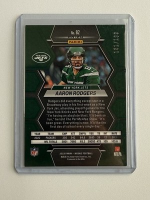 2023 Panini Mosaic Aaron Rodgers Orange Prizm/199 No.82 | eBay