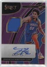 2021-22 Select Rookie Jersey Purple Prizm 55/99 Jeremiah Robinson-Earl Auto 0z8w