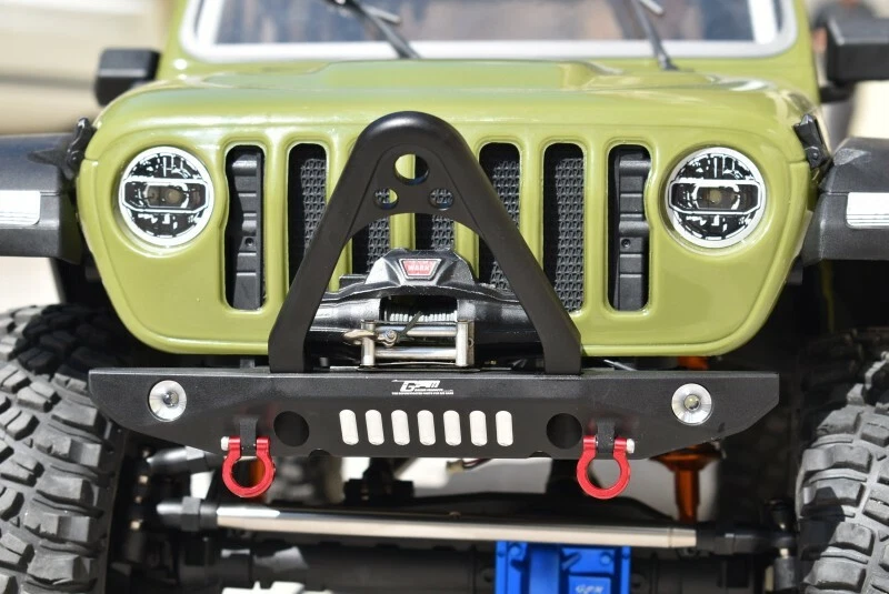 Aluminum Front Bumper for AXIAL 1/6 SCX6 JEEP JLU WRANG LER 4WD - Image 3 of 4