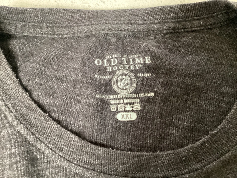 Camiseta San Jose Sharks Old Time Hockey NHL 1991 XXL carbón All Guts no Glory Foto 4 de 4