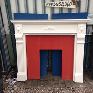 Preused Marbel Resin Fireplace Surround Ebay