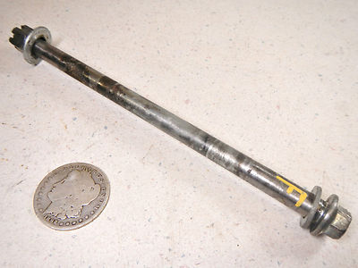 87 SUZUKI DR200H DR200 FRONT AXLE SHAFT