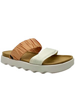 Koolaburra by UGG Double Band Slide Sandals Talya White