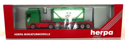 CAMION DE LIVRAISON CITERNE 7UP HERPA HO 1/87 DAF 95 XF NEUF BOITE D'ORIGINE - Photo 1/2