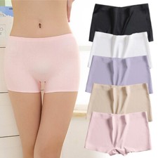 5 Pack Lot Women Seamless Boyshorts Boxer Safety Shorts Panties Underwear Briefs