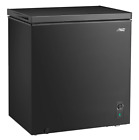 Convertible Chest Freezer Refrigerator Adjustable Legs Black 7.0 Cu ft Capacity