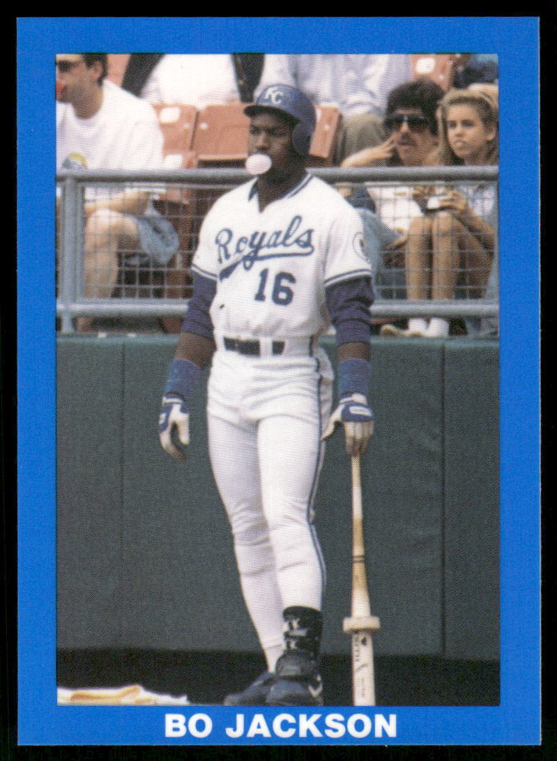 1990 Bo Jackson (Black & Blue Border) (unlicensed) #NNO Bo Jackson