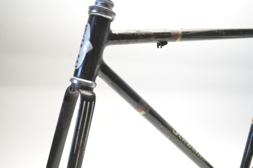 1955 SCHWINN 3 SPEED RACER BICYCLE BLACK 26" WHEEL 20" FRAME & FORK - Picture 4 of 15