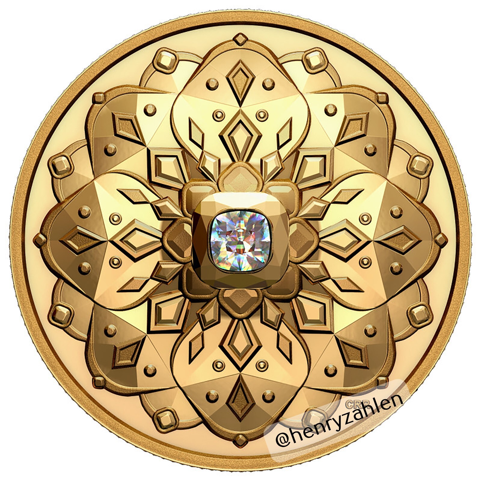 Goldmünze PP  1oz  "Forevermark Black Label DIAMANT"   Kanada 2022