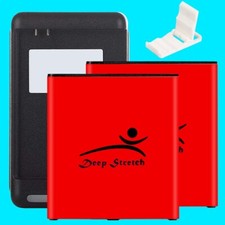 2x 4600mAh Lithium Battery Charger for Samsung Galaxy J2 Prime LTE G532M Net10