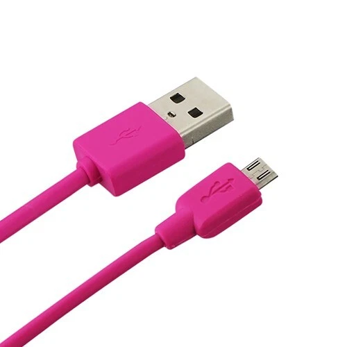 Cargador de coche 3 en 1 con adaptador de pared y cable USB 1 amplificador smartphone tablets rosa intenso Foto 3 de 4