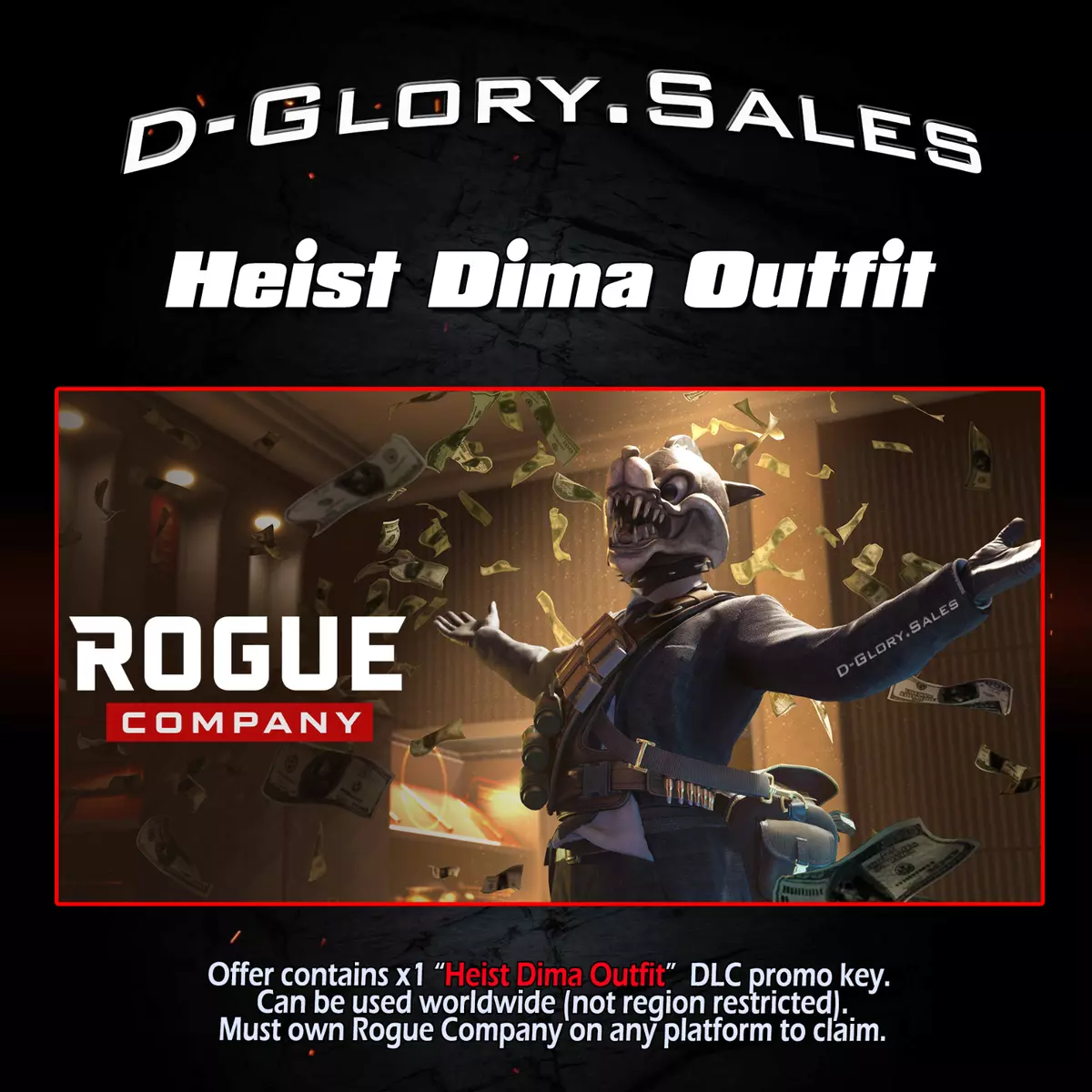 Rogue Company: Heist Dima Outfit - Global