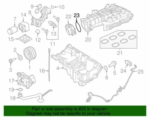 OEM NEW Ford 2011-2019 Fuel Injection Throttle Body Mounting Gasket At4Z9E936A - Image 2 of 3