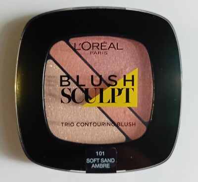 L'Oréal Blush Sculpt Trio Contouring Blush 101 Soft Sand | eBay UK