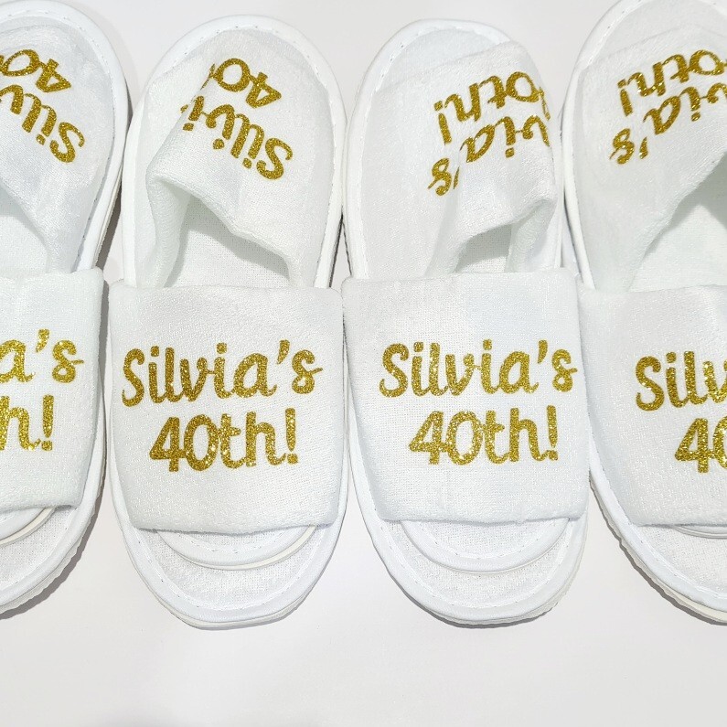 PANTOFOLA D’ORO Ciabatte personalizzate con nome occasione