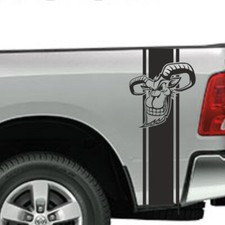 Aufkleber SET AUTO CAR Pick Up Offroad TATTOO Streifen Widder Rennstreifen 153