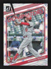 Anthony Rendon 2022 Donruss Dominators Diamond Los Angeles Angels #D-8