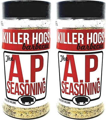 《NEW》2-PK Killer Hogs Barbecue Rub The AP Seasoning - 14 oz/each