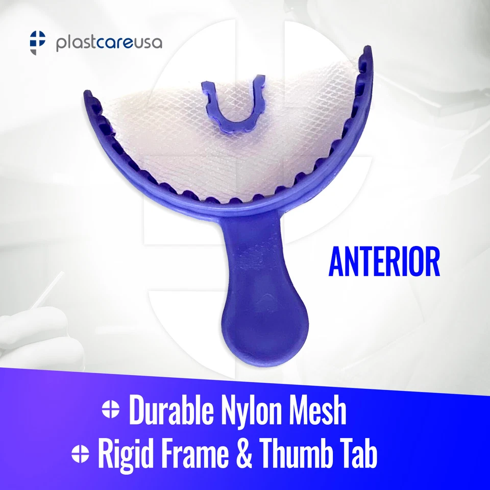 Molde bandejas triples registro mordida impresión dental (elige tamaño y cantidad) Foto 4 de 4