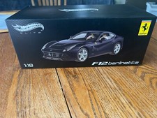 1/18 Hotwheels Elite Ferrari F12 Berlinetta Dark Blue