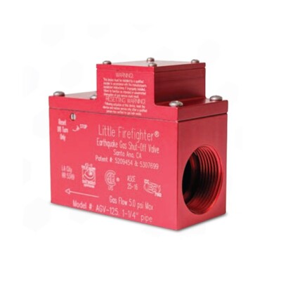 Little Firefighter Automatic Shut-off Valve - AGV125 1-1/4'' Horizontal
