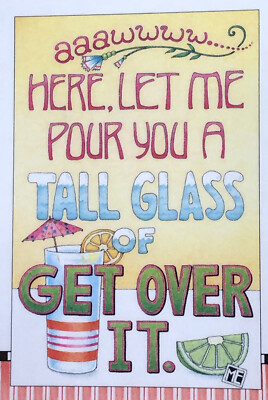 Mary Engelbreit Handmade Magnet-Awww. Here. Let Me Pour You 
