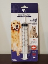 30 cc Oral Syringe - Liquid Dispenser for Easy Feeding or Medicating Your Pets
