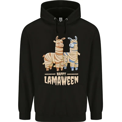 Happy Lamaween Lustig Lama Halloween Herren Kapuzenpullover - Bild 1 von 4