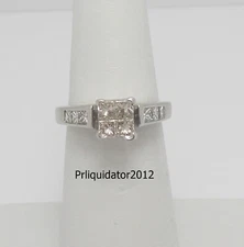 1CT Diamond Solitaire Anniversary Engagement Wedding Bridal Ring 14K White Gold