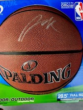 JAHLIL OKAFOR AUTOGRAPH NBA FULL SIZE STAT BASKETBALL JSA P94503