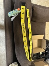 Off-White  Industrial Logo Belt Yellow. NEW