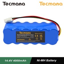 4Ah 14.4V Ni-MH Batteria per Samsung Navibot SR8845 SR8825 SR8824 SR8730 SR8828