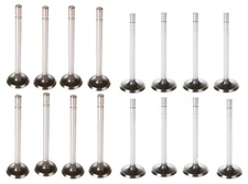 VALVES Intake+Exhaust Set/16 Ford 302 5.0L 1969-77 1.78,5.05 OAL+1.45,5.07 OAL