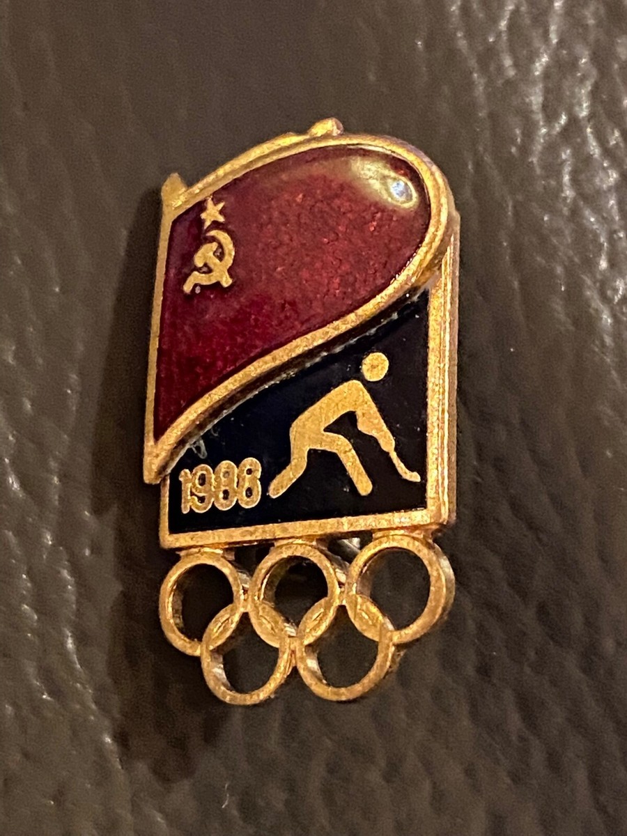 SEOUL 1988 - DATED CCCP HOCKEY NOC TEAM PIN | eBay