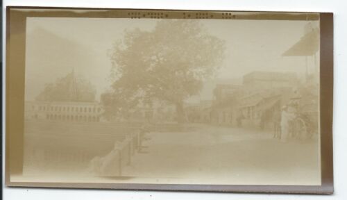 C602 Photo vintage Original Semi Panoramic citrate Inde Environs Madura 1900 - Afbeelding 1 van 1