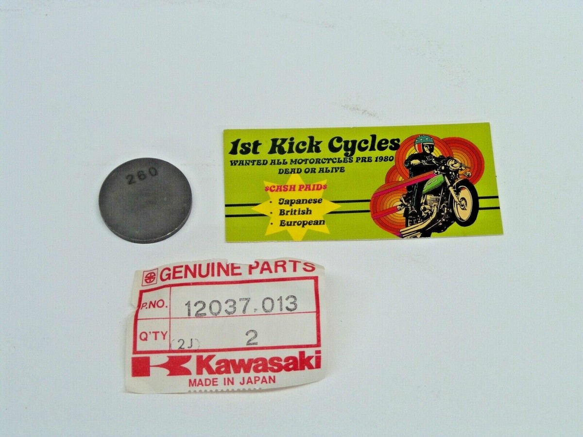NOS KAWASAKI TAPPET SHIM 2.60T ZX1300 KL600 12037-013 OEM | eBay