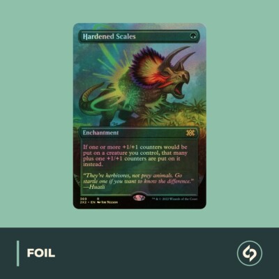 MTG | Hardened Scales | SHOWCASE | FOIL | DOUBLE MASTERS 2022 | NM | EN
