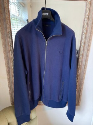 【別注】FRED PERRY / Tennis Bomber Jacket Fred Perry Tennis Bomber Jacket Blue Size 46 Made in England | eBay