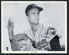 1961 Manny's Baseball Land Ron Hansen Orioles - Autographed