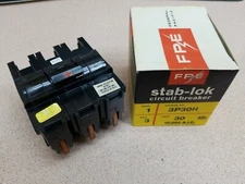 NEW FPE FEDERAL PACIFIC TYPE NA 3P30H  3 POLE 30 AMP PLUG IN BREAKER NA330 
