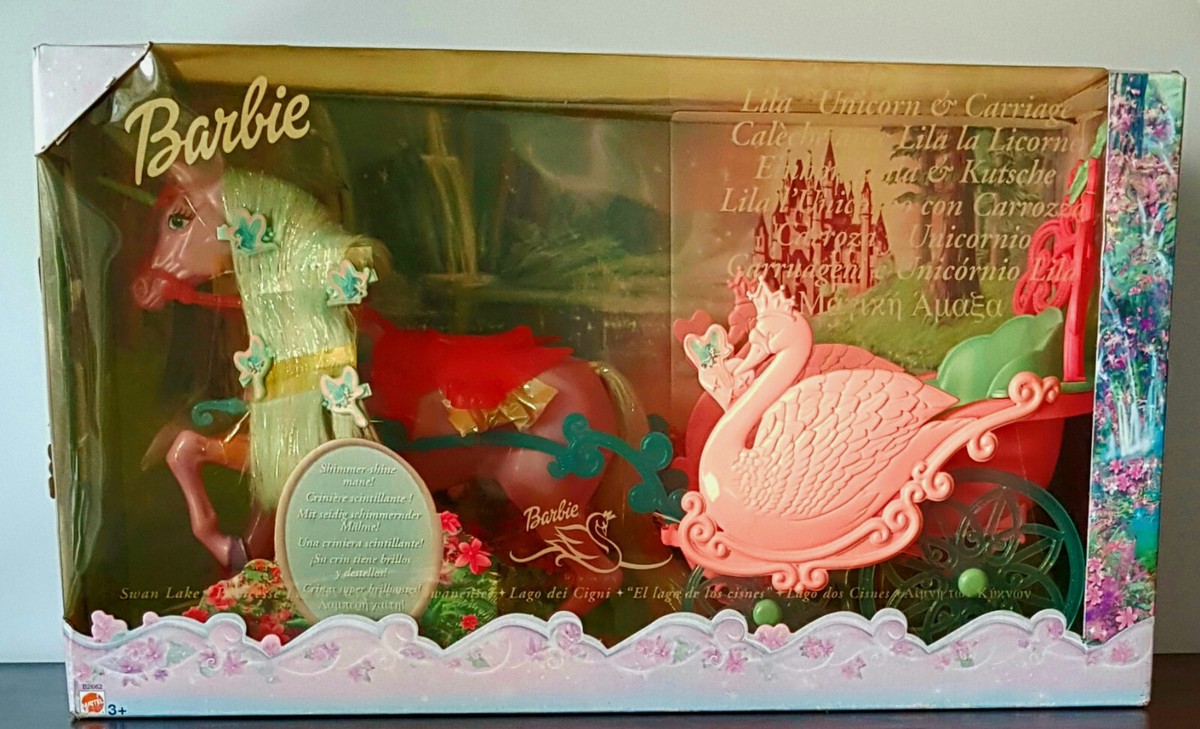Unicorno Barbie Carrozza Arcobaleno Carrozza Unicorno Barbie Lago