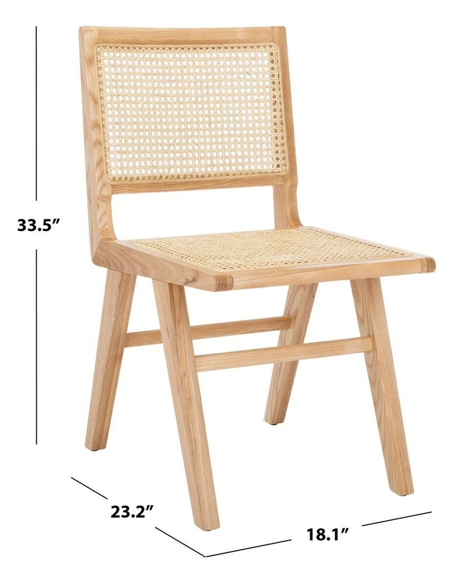 Safavieh rattan outlet dining chairs